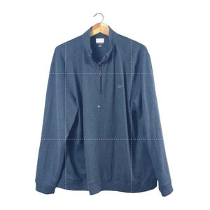 Men's Gray Quarter Zip Greg Norman Sweater XL